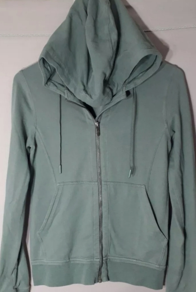 Lululemon womens size 4 full zip hoodie sage green